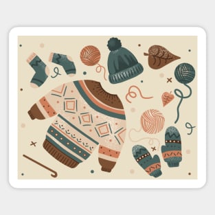 Cozy Autumn Sweater Weather Magnet